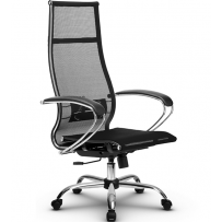 Кресло МЕТТА B 1m 7/K131 Т ( комплект 7) Сh (черное сиденье)